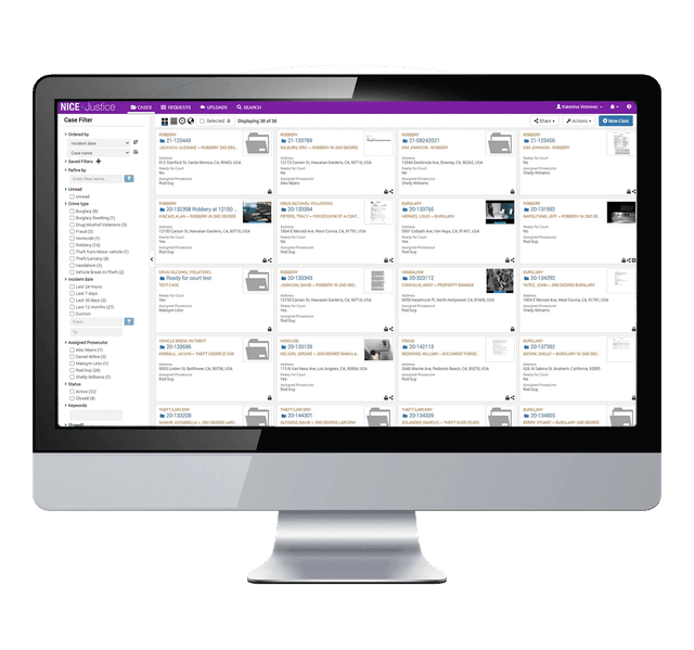 NiCE Evidencentral Digital Evidence Management System