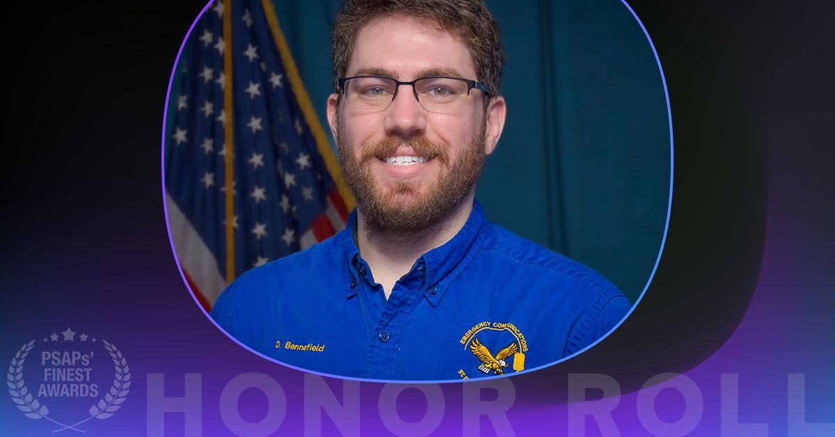 Honoring Excellence: Dustin Bennefield, 2025 PSAPs’ Finest Trainer of the Year